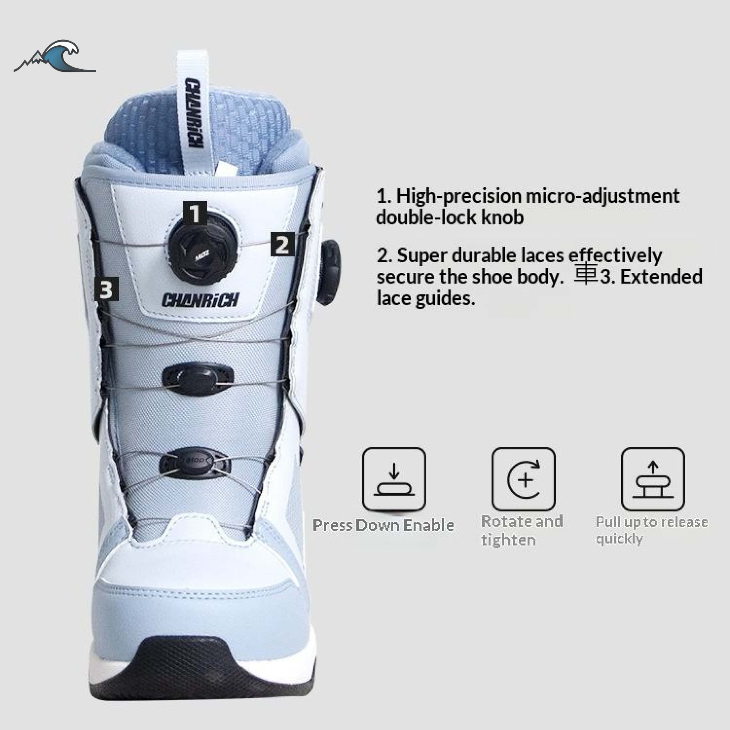 フリースタイルスノーボードブーツ。防水、防風、防寒、通気性、 - Boots のレビューと価格