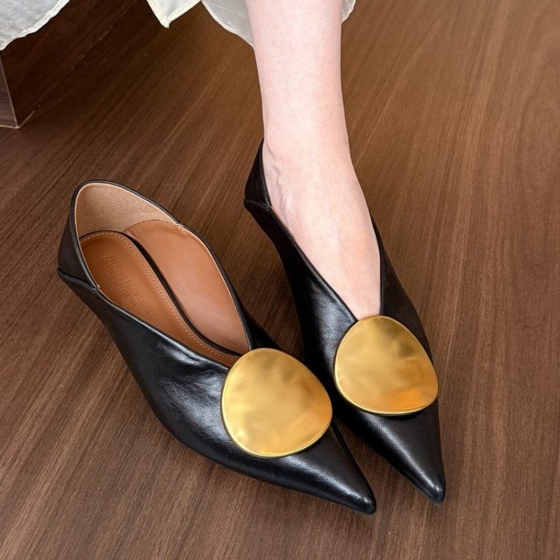 2025年春夏 ポインテッドトゥ スリッポン レディース フ - Sandals のレビューと価格