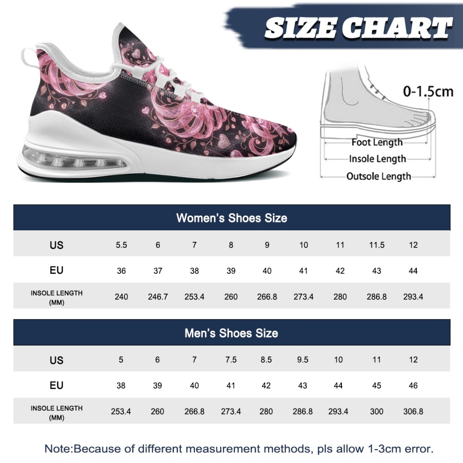 PENSTROLL ピンクハート柄の快適な女性用スポーツシュ - Breathable Mesh Athletic Shoes のレビューと価格