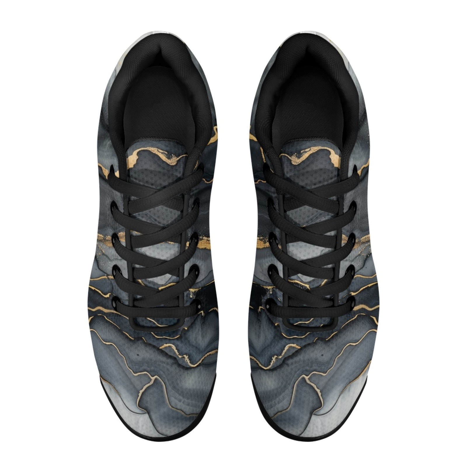 PENSTROLL ブラックゴールドマーブルエアクッションウ - Air Cushion Jogger Shoes Men のレビューと価格