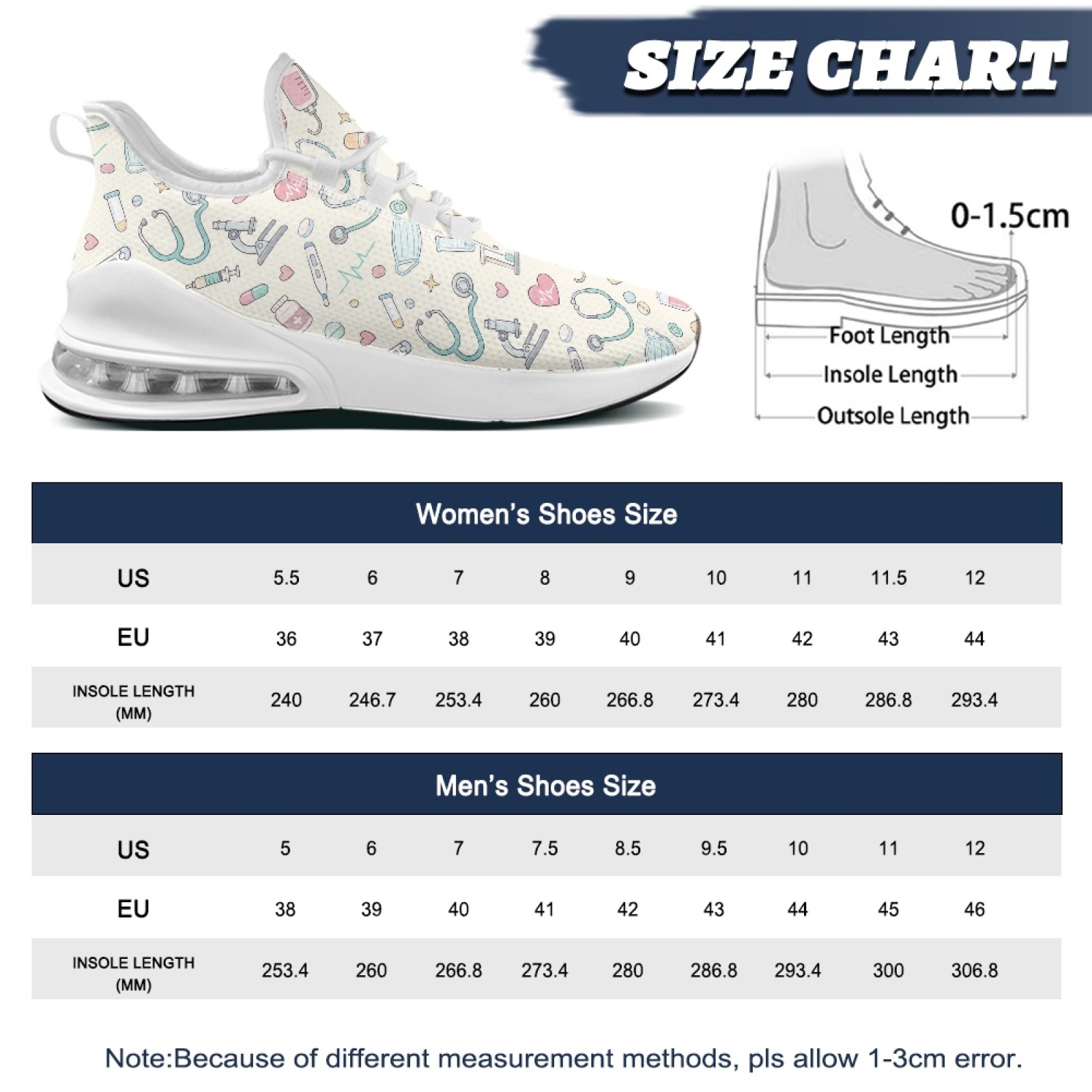 PENSTROLL製、通気性の良い医療用スニーカー。メッシュ - Breathable Mesh Athletic Shoes のレビューと価格