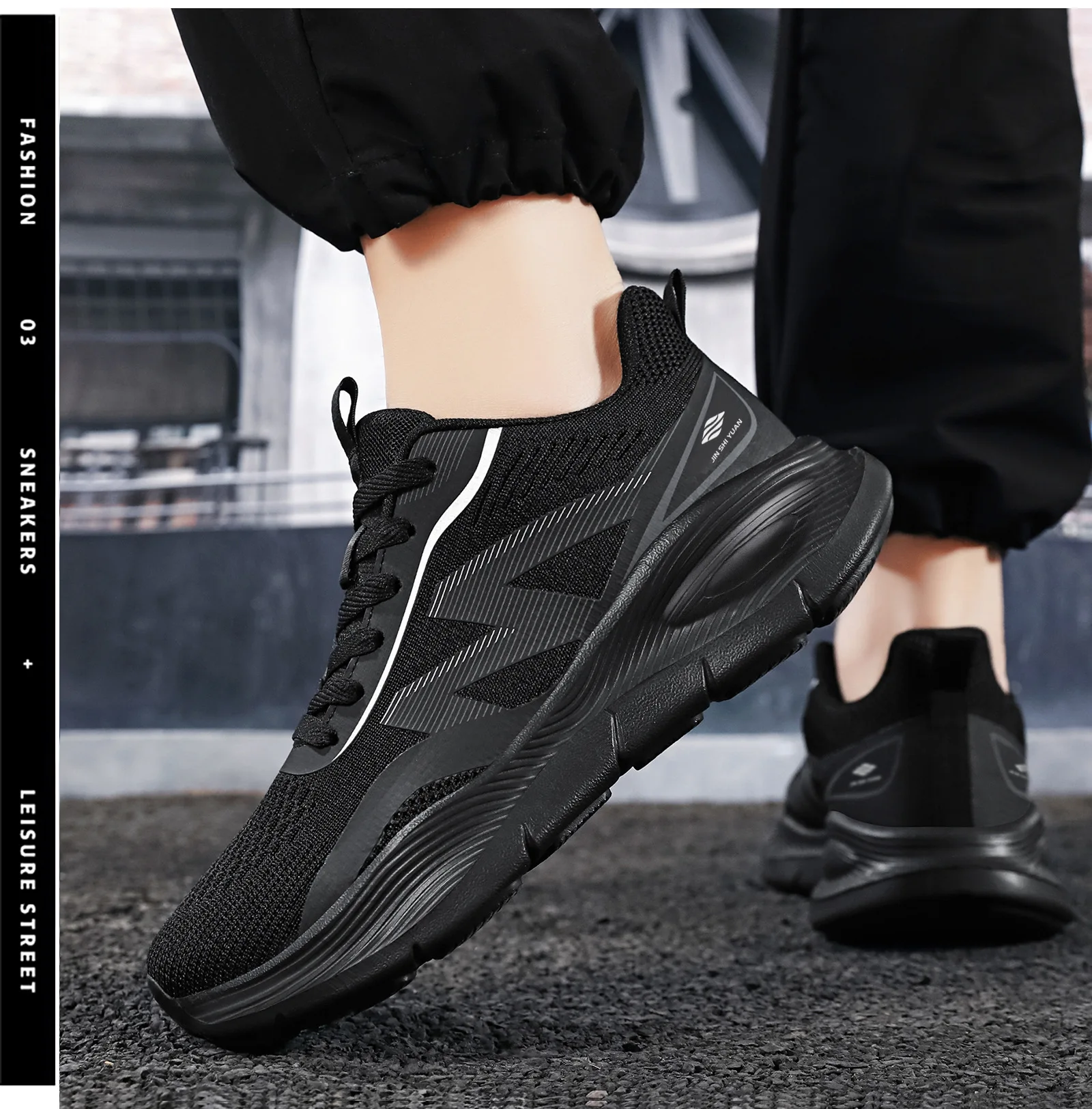 メンズ メッシュ ランニングシューズ 軽量 無地 通気性 衝 - Shock Absorbing Gym Trainers のレビューと価格
